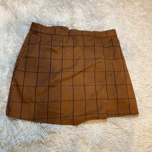 Plaid Skirt